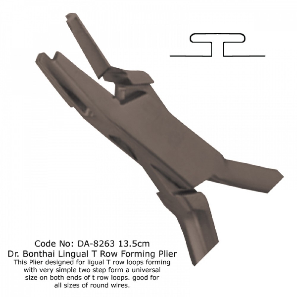 Dr. Bonthai Lingual T Row Forming Plier